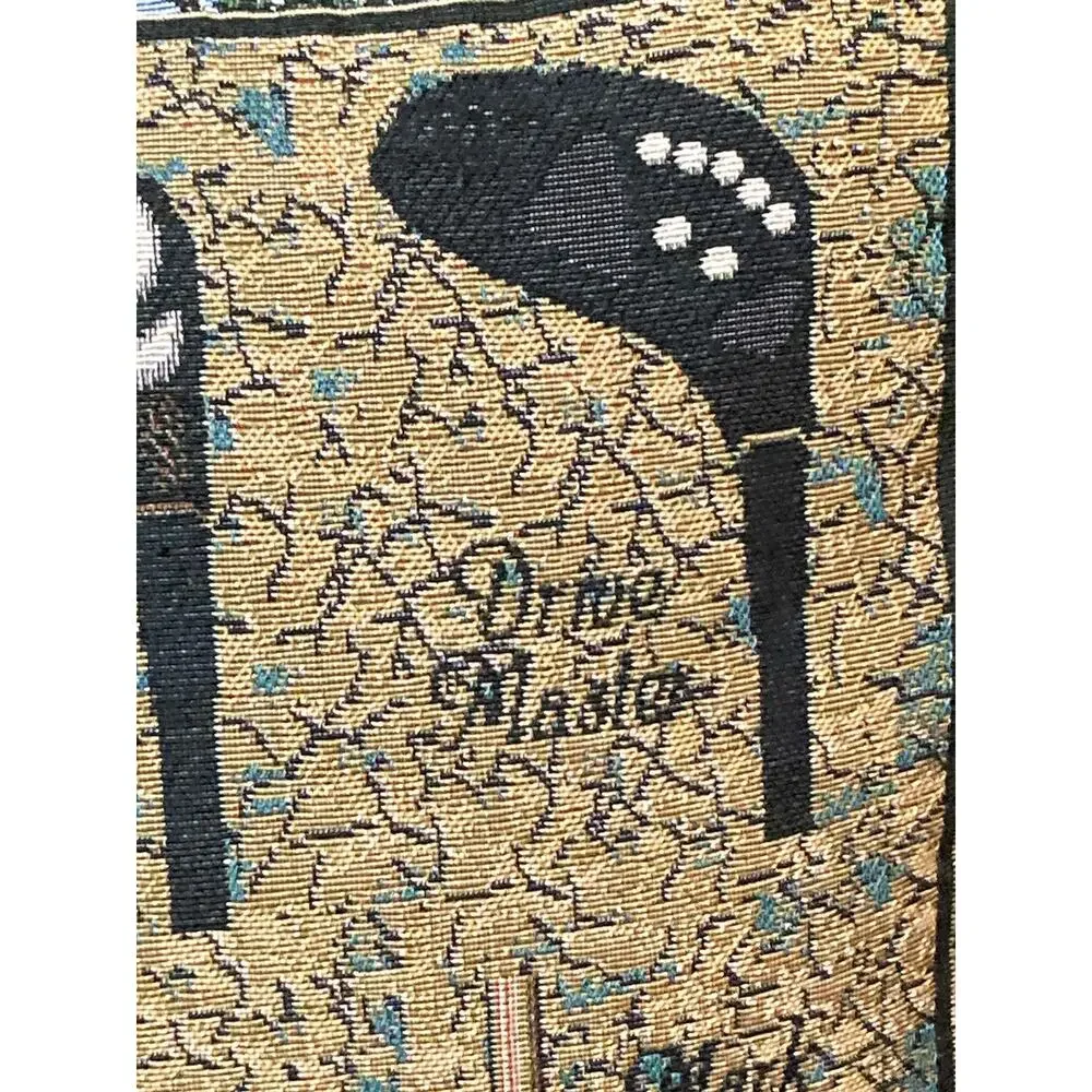 Tapestry Golf Pillow Clubs Decorative Cushion Throw Pillow Vintage?‎